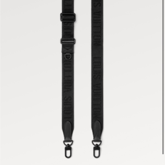 Louis Vuitton Other - Louis Vuitton black on black jaquard strap